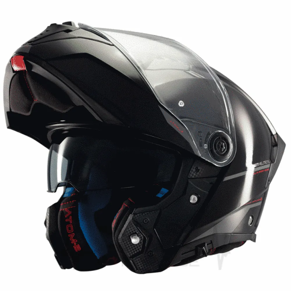 Мотошолом MT Atom 2 SV чорний (L)